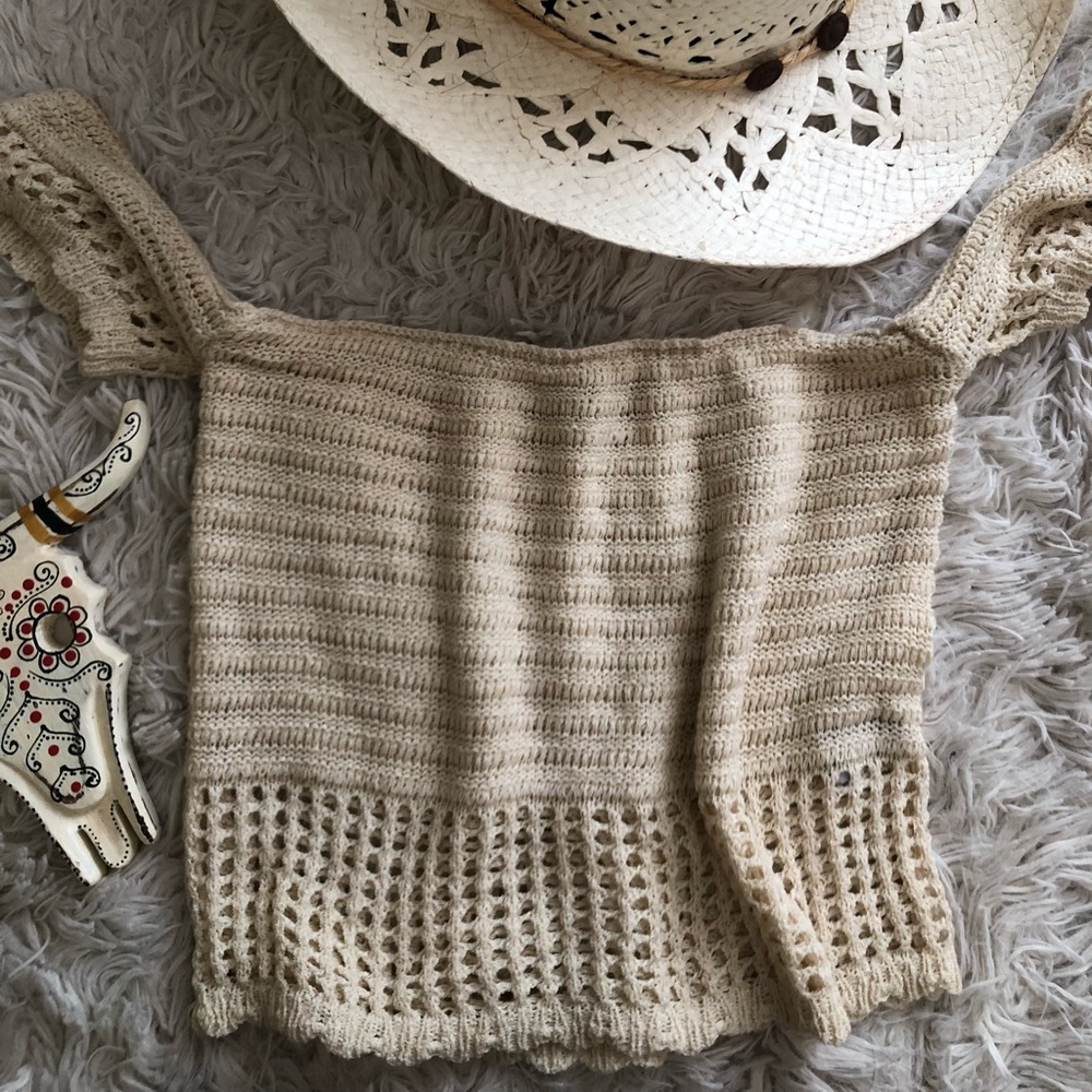 Crochet crop top